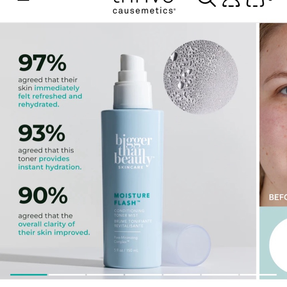 Moisture Flash Conditioning Tone Mist - Light Blue New in box